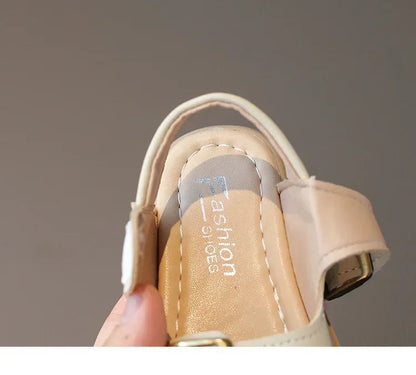 2024 Children Sandals for Girls and Boys Summer New Fashionable Korean Style Comfortable Soft Sole Casual Cute Baby Beach Shoes