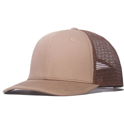 New Fashion Slight Curved Brim Baseball Cap For Men Women Summer Breakable Net Blank Truck Caps Sun Hat
