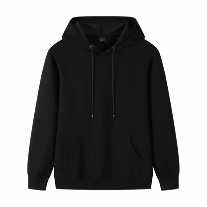 Fashion 9 Colors High-Quality Pullovers Custom Logo Printed Personal Group Brand Embroidery Men and Women 100% Cotton Hoodies