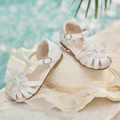 Girls Summer Sandals Children Fashion Shoes Soft Cool Breathable Princess Sweet Party Baby Casual Sandals DB2251120-A