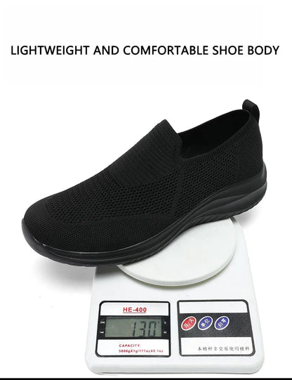 Men's Vulcanized Shoes Fashion Breathable Outdoor Mesh Casual Sneakers Lightweight Comfortable Men Tenis Masculino Walking Shoes