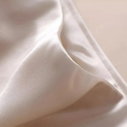2026 Summer Lady High Waist Thin Acetate Satin Skirts Lady Solid Color A-line Dresses Girls Chic Korean Fashion Skirts
