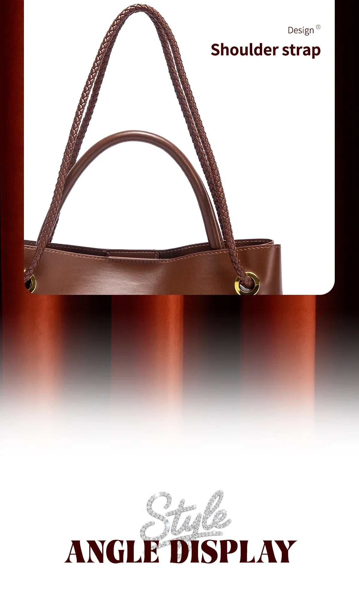 Women's handbag 2025 autumn new black minimalist tote bag dual-use commuting women's bag
