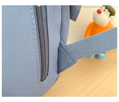 New Cute Nylon Backpack Suitable for Young Girls, Female Students, and Ladies, Multi-Pocket Student Backpack