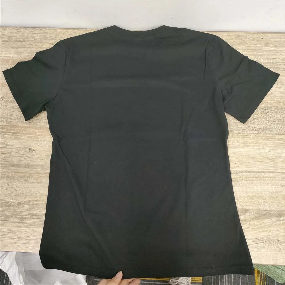 CLOOCL Animal T-Shirt Fashion Brand Summer Pocket Cat Stickers Printed T-shirts Mens Women Shirts Hip Hop Tops Funny Cotton Tees