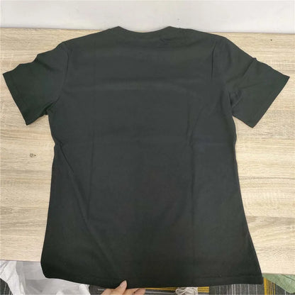CLOOCL Animal T-Shirt Fashion Brand Summer Pocket Cat Stickers Printed T-shirts Mens Women Shirts Hip Hop Tops Funny Cotton Tees