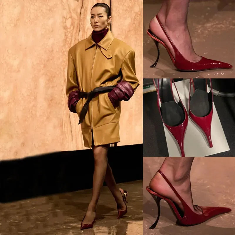 New Fashion Pointed High-heel 10.5 cm Women's Sandals Summer Women Shoes Sandalias De Mujer Shoes for Women Size 34-43