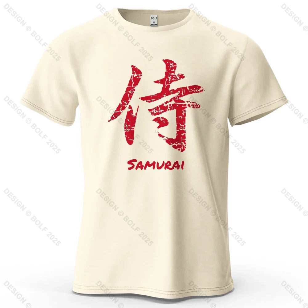 Character Printed Men's T-Shirt 100% Cotton Oversized Classic Asian Aesthetics Graphic Tees for Women Tees Streetwear