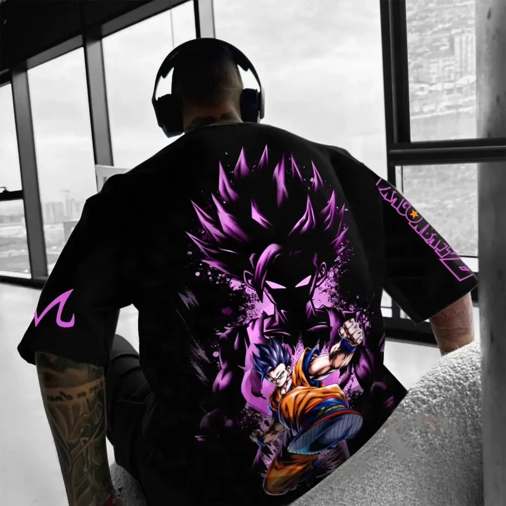 T-Shirt New Men's Street Hip Hop Loose Casual Street Trend Parent-Child Short Sleeve Top