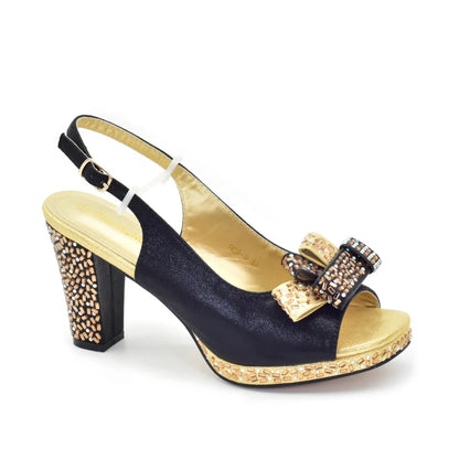 Nigerian Shoes and Bags Matching Set 2026 Peep Toe Shoes Sexy Wedding Party Sandals Bag and Shoe Set Nigeria Party Pumps
