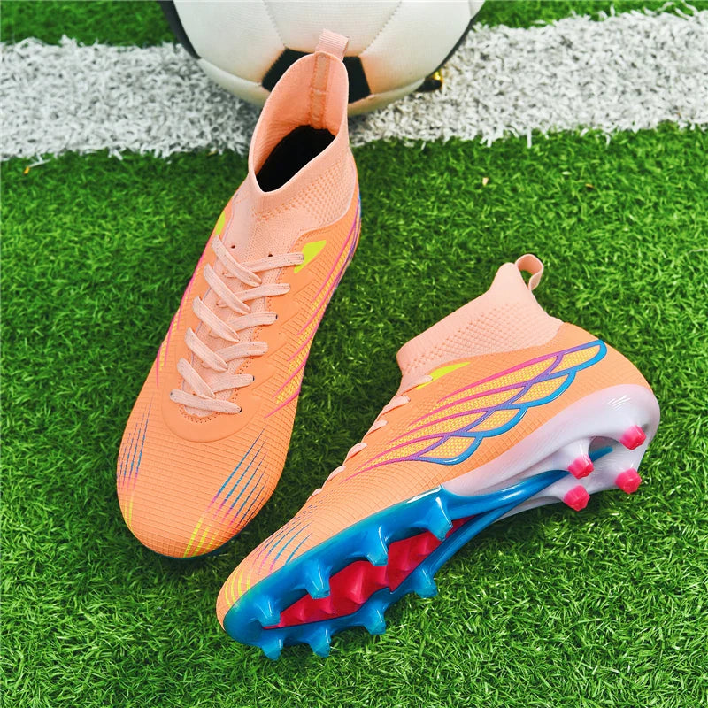 Professional Football Boots Man  Outdoor Sports Sneakers Soccer Shoes Adult's Society Football Cleat Ultralight Training Soccer