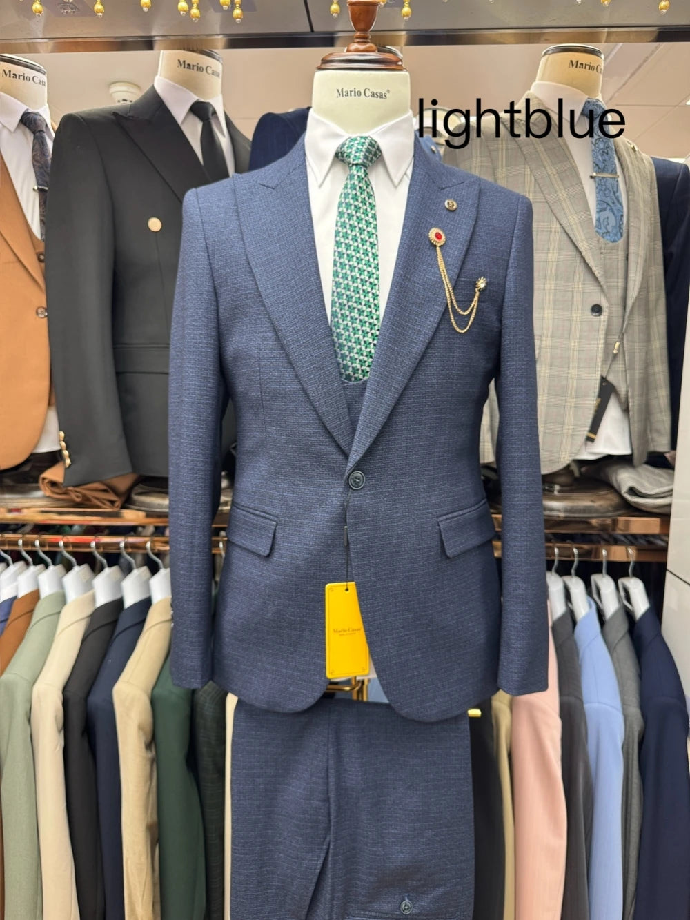 2026 Newest Men's Slim Fit Suits 3 Pieces Jacket Vest Pants Business Office Outfit One Button Tuxedo For Men Interview Wear