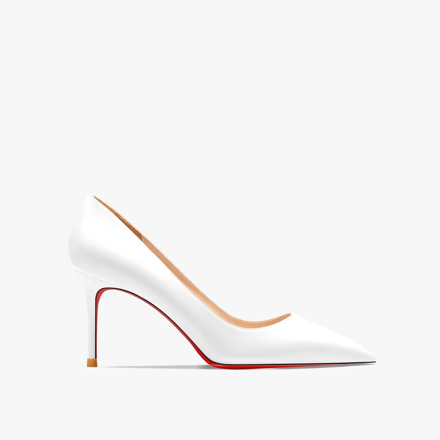 New Women's Red Shiny Bottom High Heels Luxury Pointed toe Pumps 12 cm Sexy Matte Party Wedding Shoes Elegant Woman Heeled Shoes