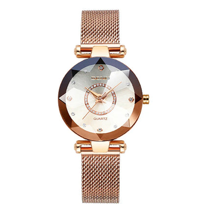 Ocean Star Women Crystal Watch 2025 Top Brand Luxury Rose Gold Women Bracelet Watch For Ladies Wrist Watch Relogio Feminino