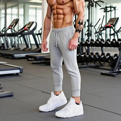 New Jogging Spring / Autumn Men's and Women's Fitness Sports Running Training Pants Fashion and Leisure small Foot Guard Pants