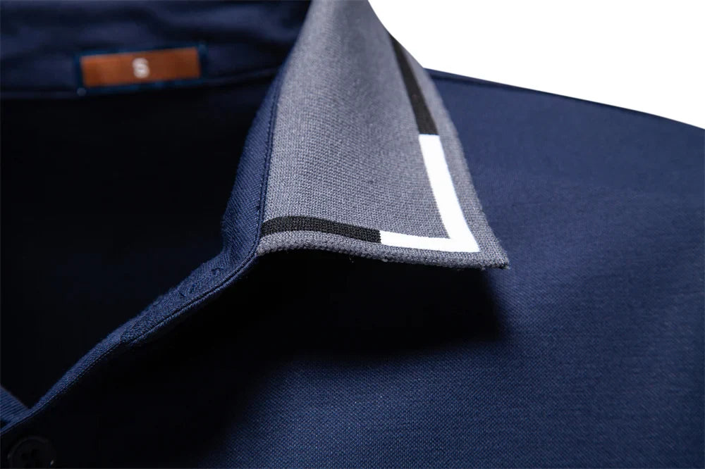 Men's Slim Fit Short Sleeve Polo Shirt Solid Color Lightweight Breathable Fashion Summer Polo Shirts for Men