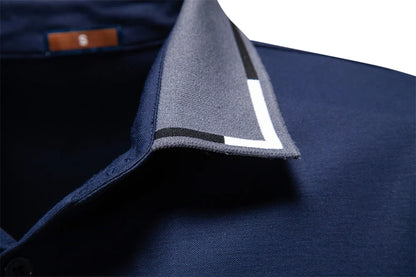 Men's Slim Fit Short Sleeve Polo Shirt Solid Color Lightweight Breathable Fashion Summer Polo Shirts for Men