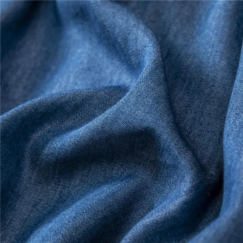 Women Blue Detachable Underskirt Shirt Extenders Layering Irregular Fake Top Blouse Tail Hem Adjustable Shirt Hemline