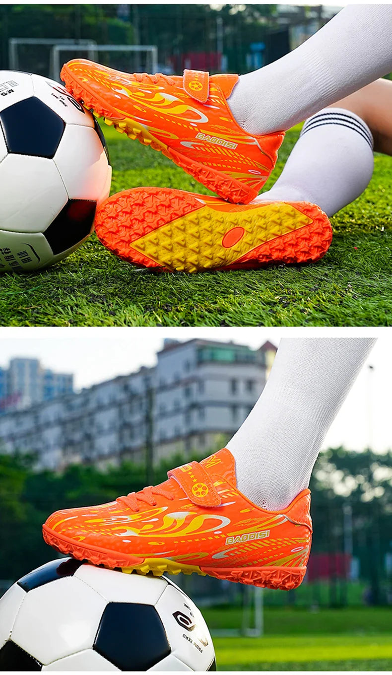 Kids Professional Soccer Shoes Indoor Men Football Field Boots Original Football Shoes TF/AG Society Cleats Grass Training Fast