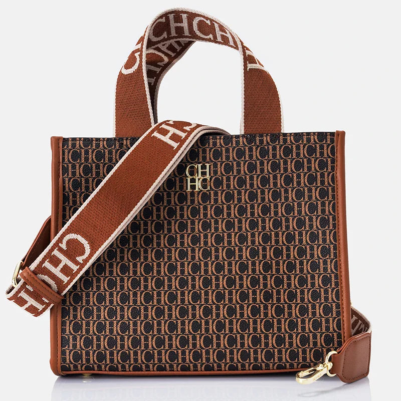 Fashion Monogram Print High Quality Metal Logo Casual Light Luxury Brand Designer 2025 New Women's Handbag