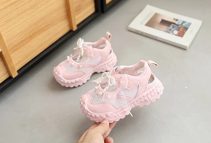 Children's Fashion Sneakers Summer Breathable Sports Sandals Versatile Casual Shoes Kids Soft Soled Beach Shoes Basketball Shoes