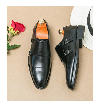 Men's Dress Shoes Classic Wedding Formal Oxford Leather Shoes Men Gentleman Casual Business Social Shoes Man Office Leather Shoe