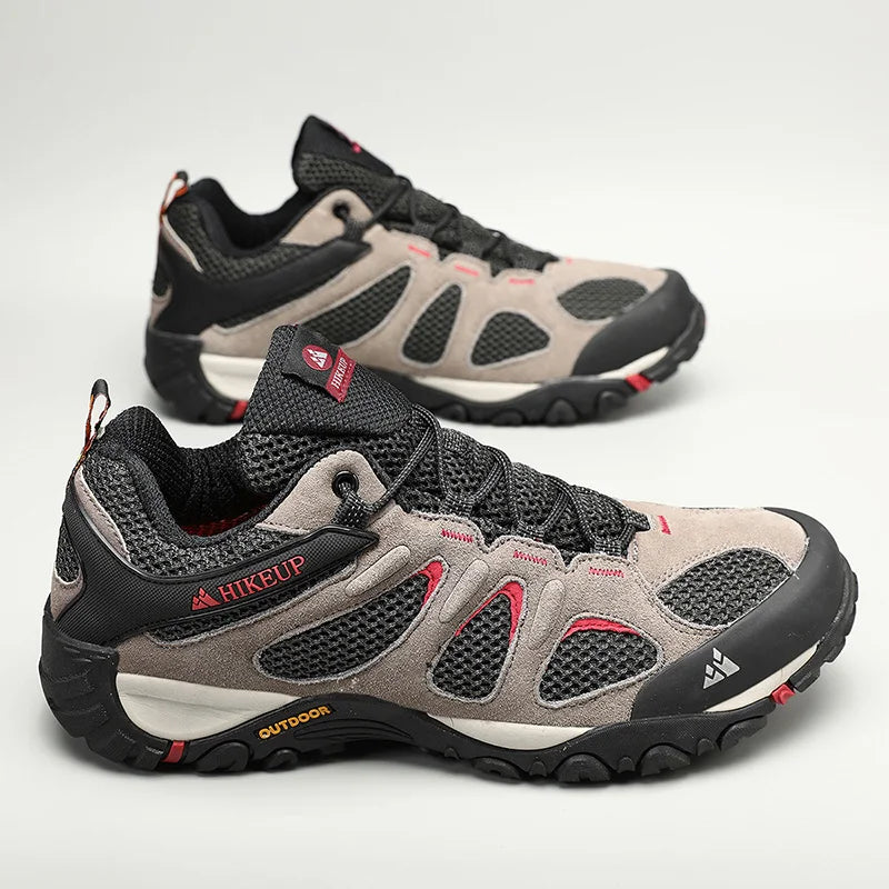 New Non-slip Wear Resistant Men‘s Outdoor Hiking Shoes Breathable Splashproof Climbing Men Sneaker Hunting Mountain Shoes