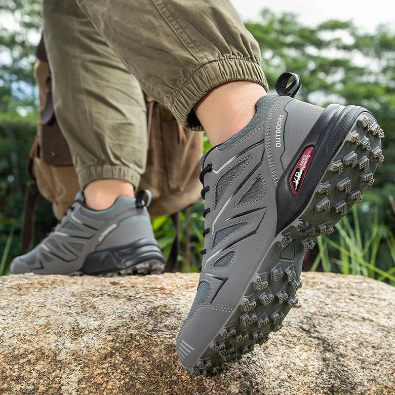 Waterproof Hiking Shoes Men‘s Outdoor Trekking Sneakers Mountain Climbing Camping Trainers Hunting Tactical Boots Bike Shoe Male
