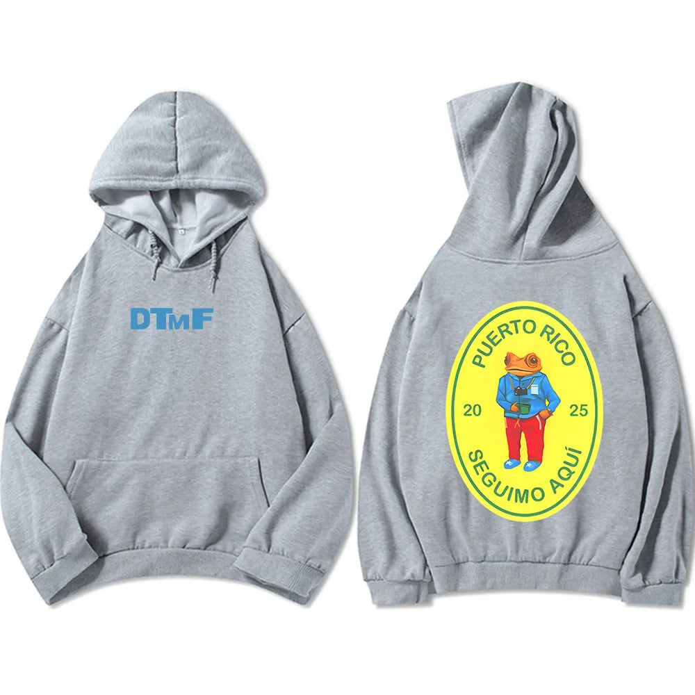Hoodies Bad Bunny Singer Printing Sweatshirts Men Women Clothing Sudaderas Hombre Male