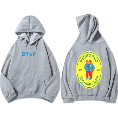 Hoodies Bad Bunny Singer Printing Sweatshirts Men Women Clothing Sudaderas Hombre Male