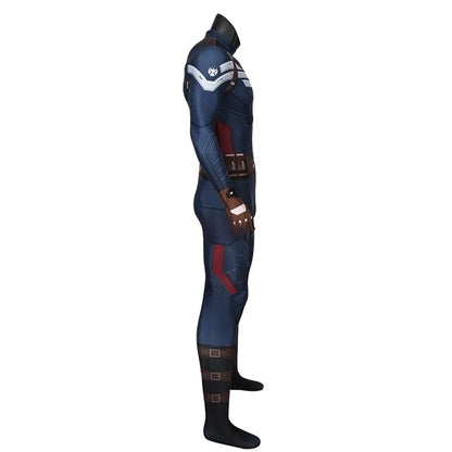Captain America Cosplay Costume 3D Printed Spandex Zentai Suit for Men Superhero Halloween Party  Cosplay Outfit