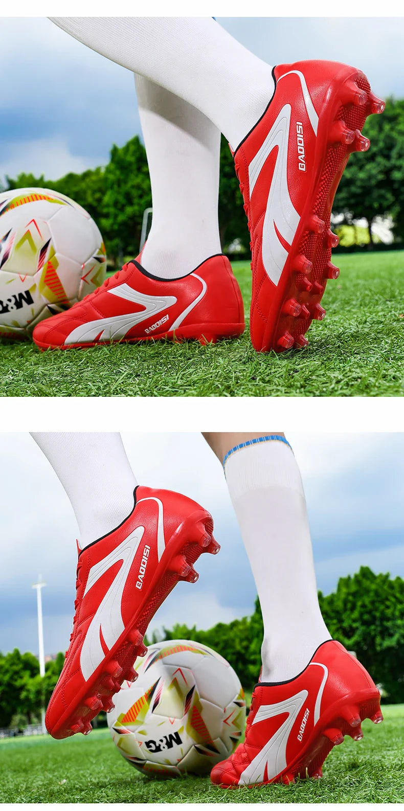 Mens Soccer Shoes Women Adults Society Football Cleats Ultralight Training Soccer Sneakers Outdoor Professional Football Boots