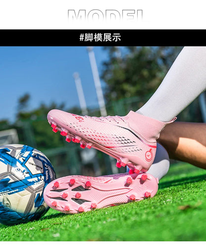 New MenFootball Boots High-quality  Soccer Shoes Professional Outdoor FG/TF Non-Slip Soccer Cleats Training Shoes Ultralight