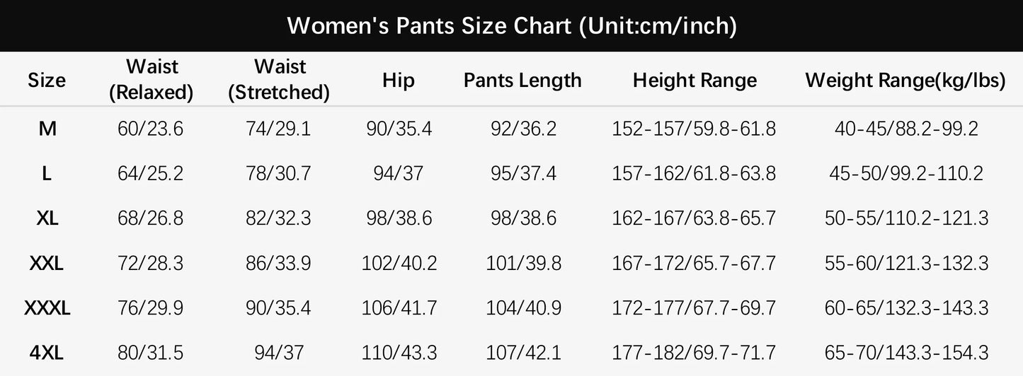 Women Hiking Pants Camping Trekking Running Climbing Mountain Trousers Lightweight Quick Dry Waterproof Summer Pants