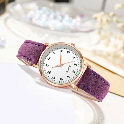 Fashion Watch For Women Leather Belt Watches Ladies Luxury Analog Quartz Luminous Wristwatch Clock Relogio Feminino