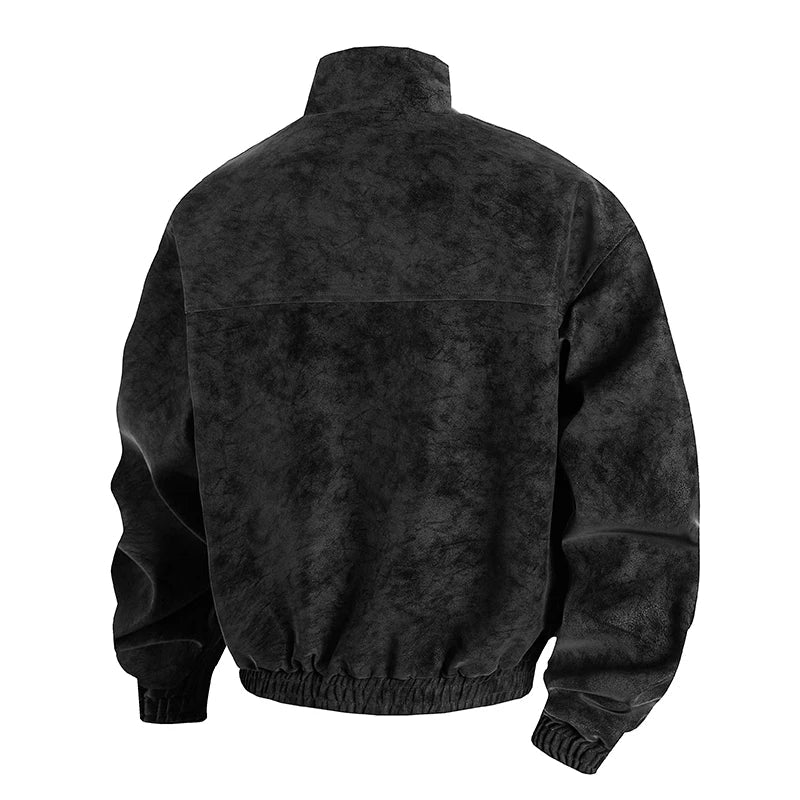 2025 Autumn and Winter New Jacket Men's Stand Up Collar Jacket Loose, Comfortable, Versatile, Handsome, High-quality Jacket  Men