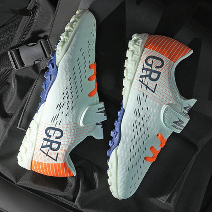 New Men Kids Football Boots Grass Boys Professional Non-Slip Ultralight Cleats Match Soccer Shoes Training Shoes Drop Shipping