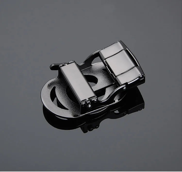 Automatic Buckle Alloy Pants Buckle Men's Letter Series Belt Buckle Belt Accessories Slot Automatic Buckle