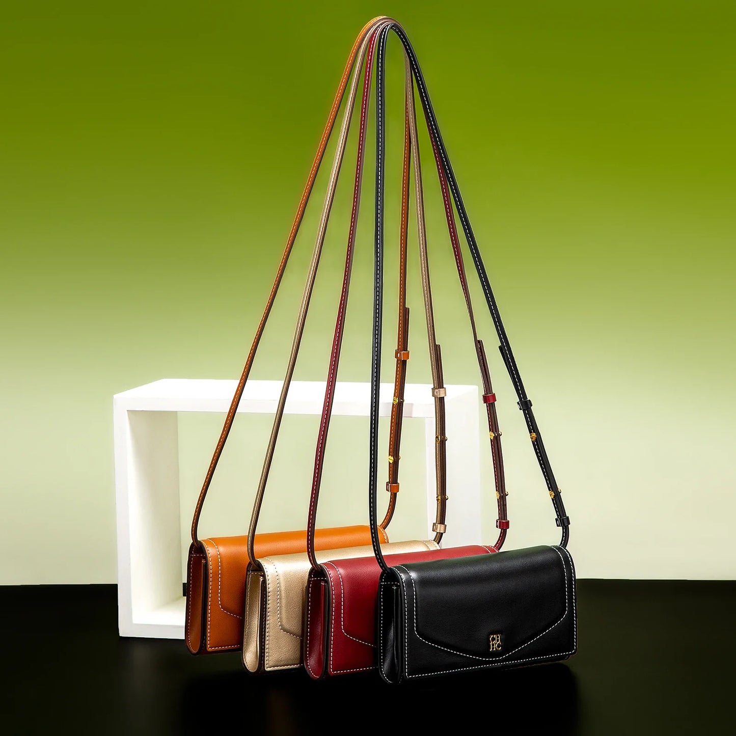 Women's Crossbody Bag Spring New Flip Small Square Bag Simple Women's Business Wallet Strap Detachable