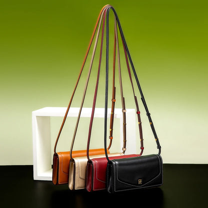 Women's Crossbody Bag Spring New Flip Small Square Bag Simple Women's Business Wallet Strap Detachable