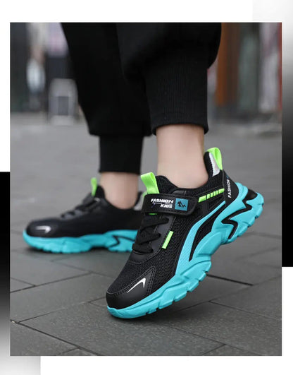 Children's Sports Shoes Kids Running Sneakers for Boys Girls Air Mesh Breathable Outdoor School Casual Fashion Shoes Anti-skid