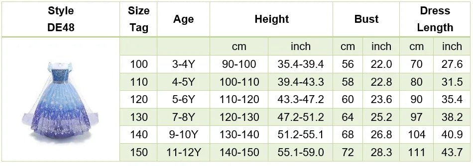 Children Belle Anna Rapunzel Clothing Kids Princess Ball Clothes Kids Performance Cosplay Costume Girls Birthday Luxury Dress Up