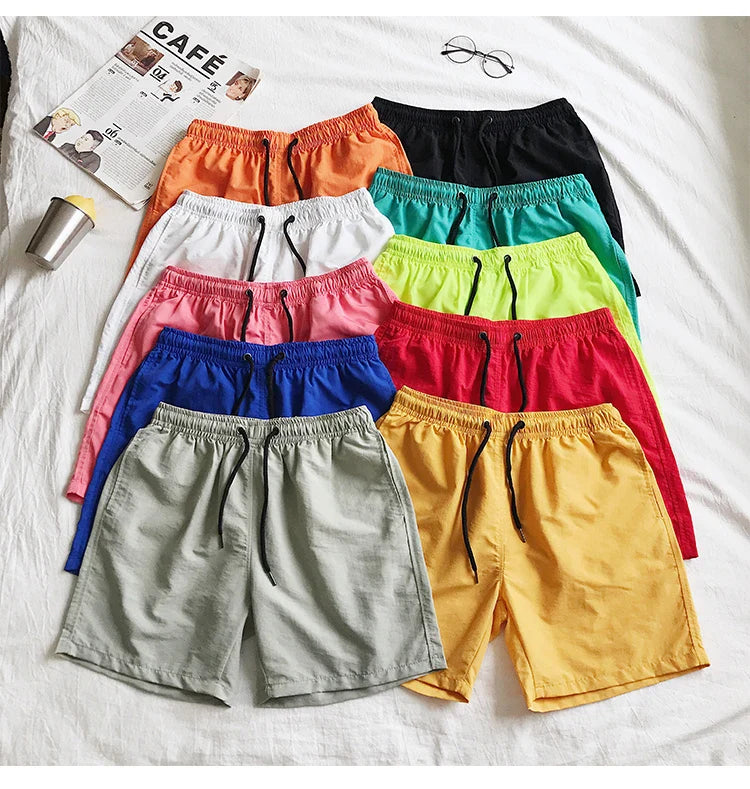 2026 Summer Men's Swimwear Swim Shorts Trunks Beach Board Shorts Swimming Pants Mens Running Sports Surffing Shorts Male M-5XL