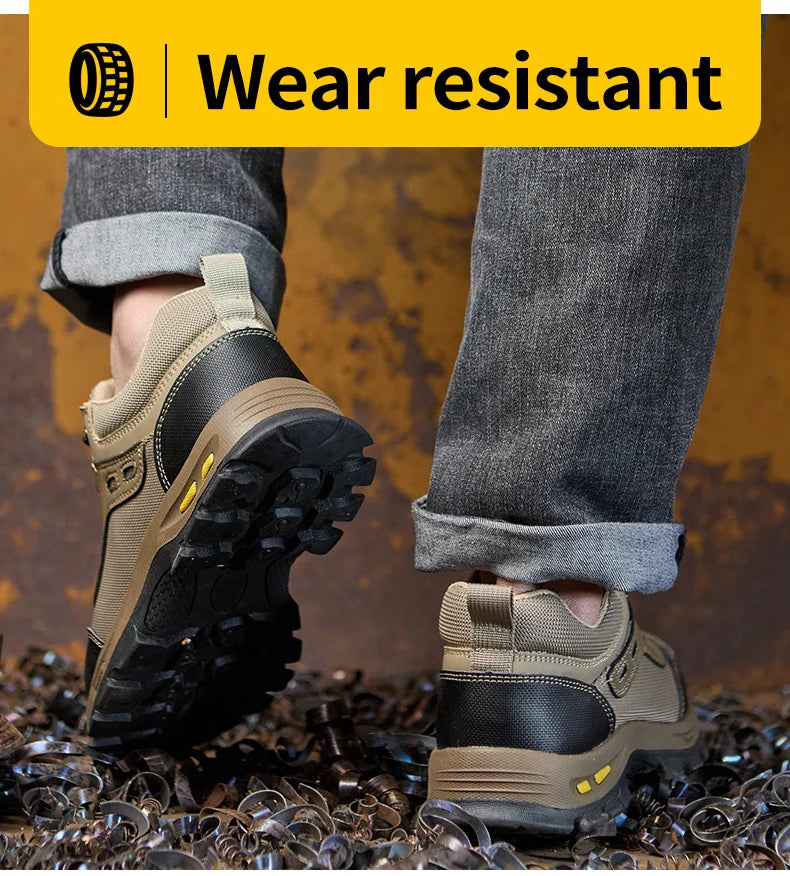 Men's protective shoes, safety shoes, anti smash and anti stab work shoes, insulated shoes, and protective boots