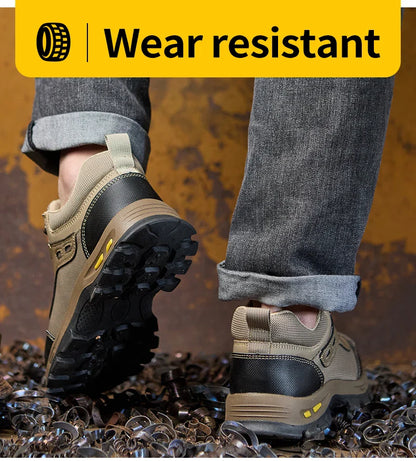 Men's protective shoes, safety shoes, anti smash and anti stab work shoes, insulated shoes, and protective boots
