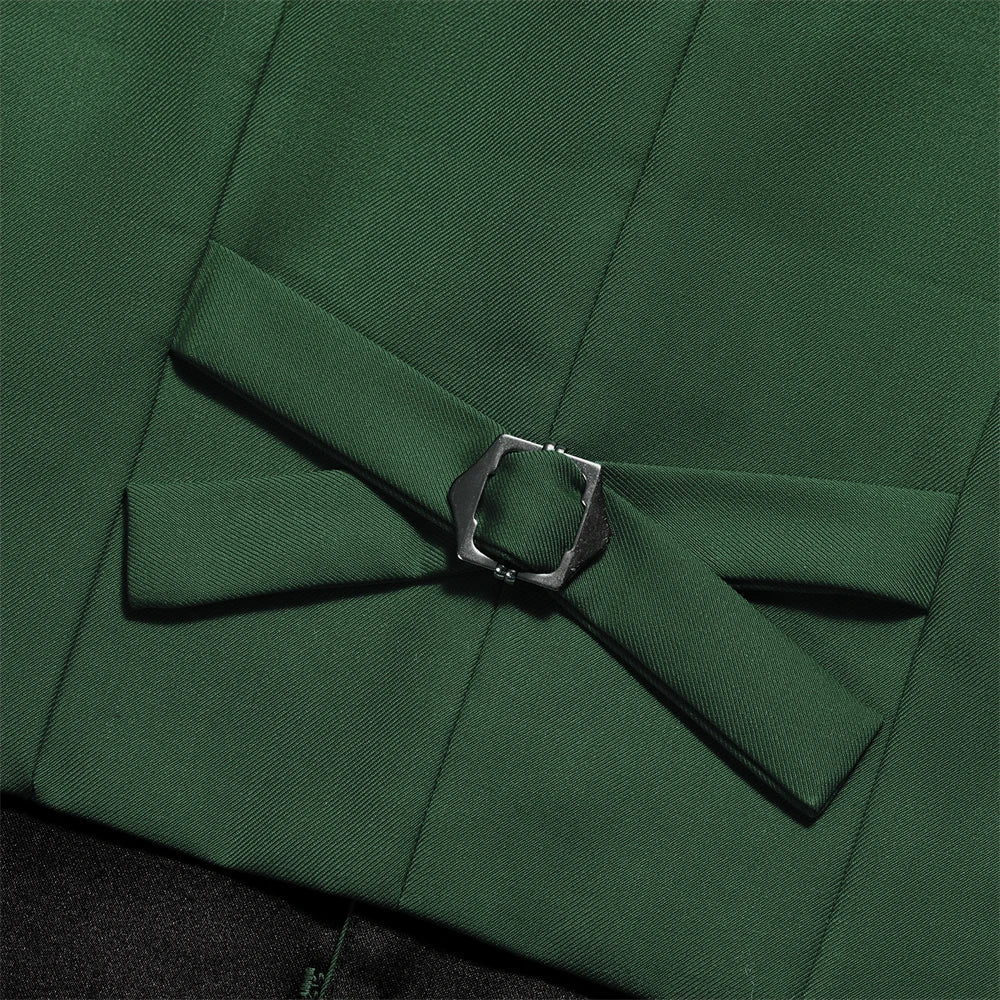 High Quality Boys Formal Suit 4 Pieces Green Party Dresswear for Kids Toddler 3-14 Years Jacket Pants Vest Bowtie Fast Shipping
