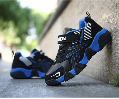 Four Seasons Leather Kids Shoes Non Slip Outdoor Children Walking Sneakers Casual Boys Sport Tennis Size 28-39