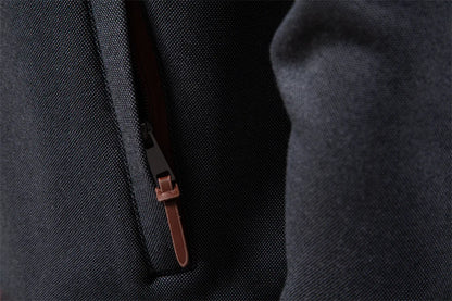 Y2K Zip Up Hoodie Men Solid Color Winter Warm Retro Streetwear Minimalist Design Sportswear Zipper Hooded Sweatshirts