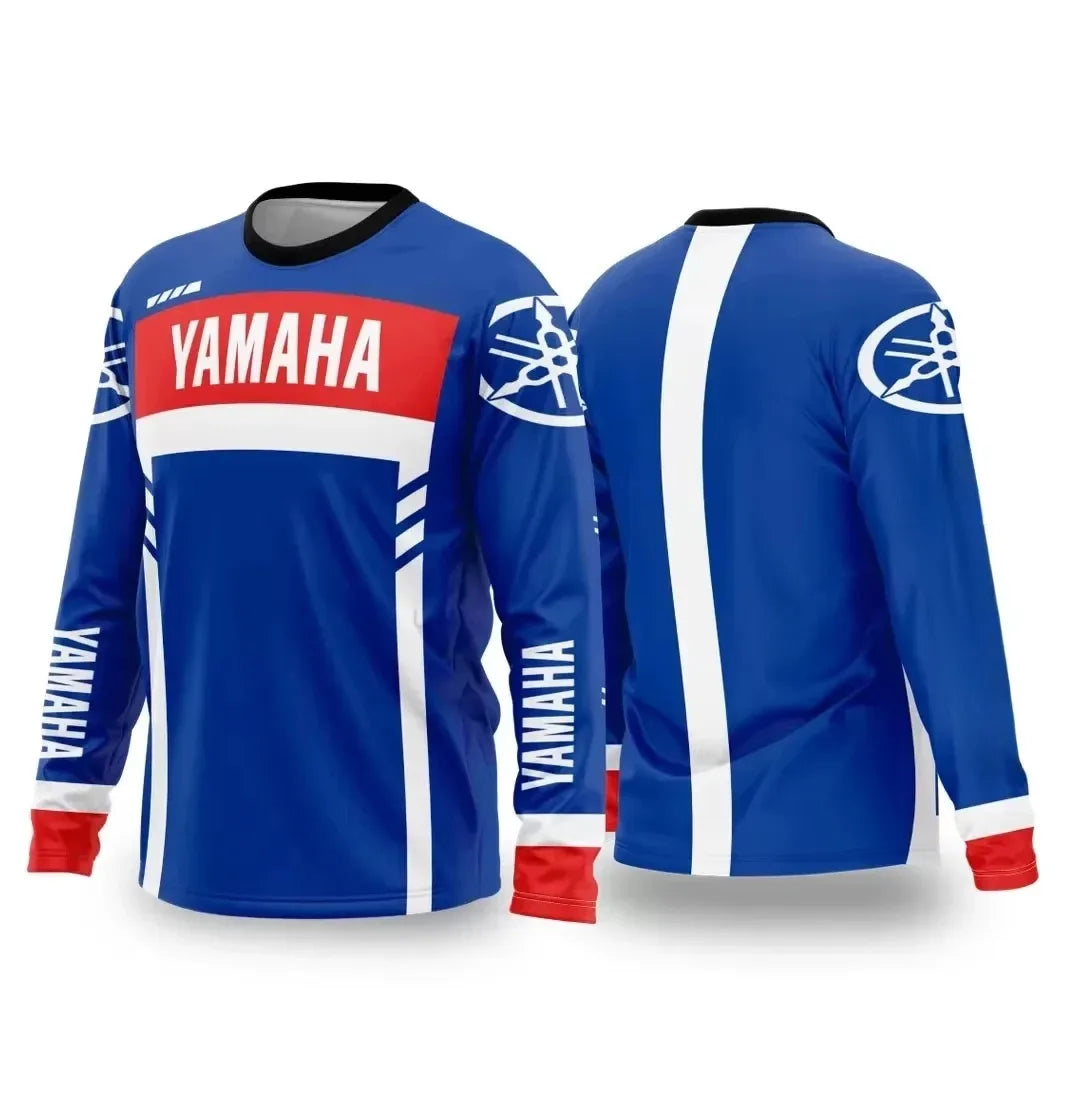 New Men Women Motorcycle Riding Clothes Loose Breathable Fast Drying Off-road Racing Clothes Long Sleeved Sports T-shirt