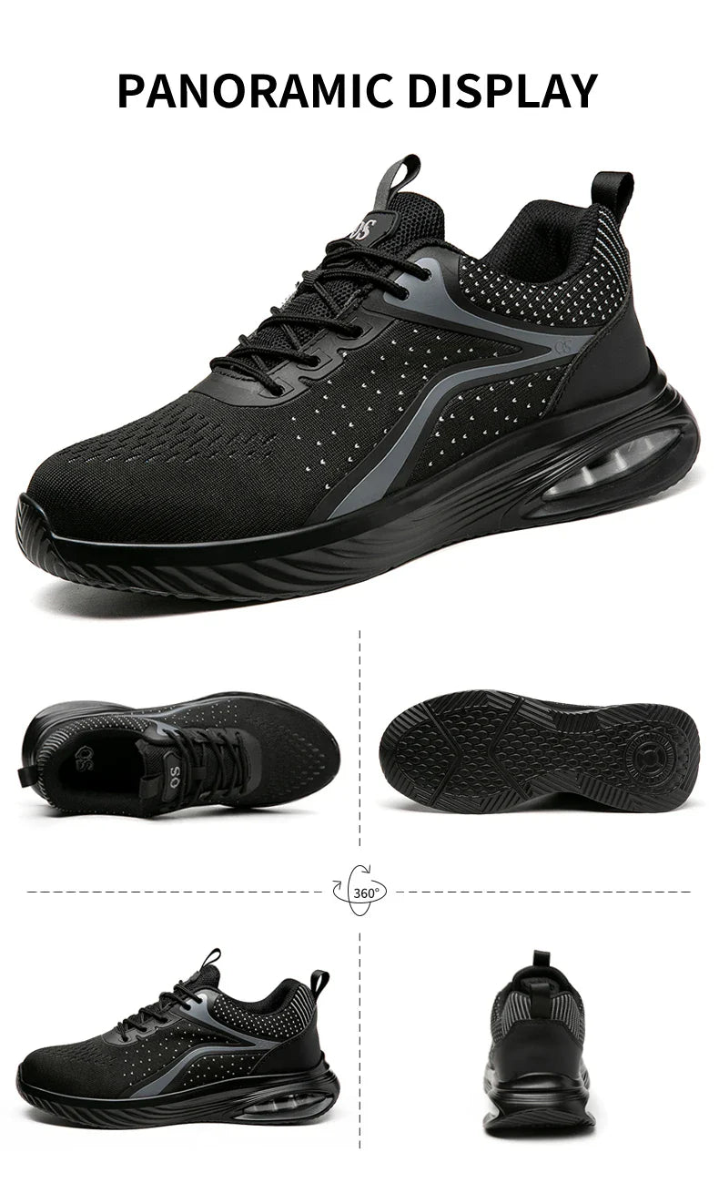 Men's safety shoes, puncture resistant work shoes, women's fashionable safety shoes, protective shoes